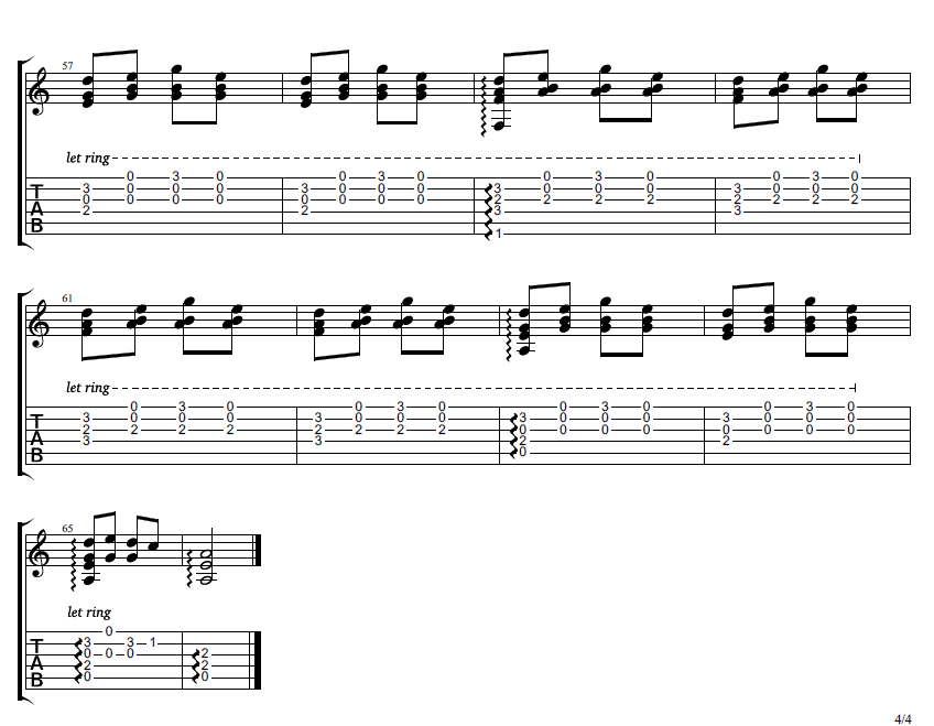 打上花火吉他谱4