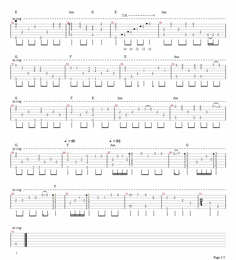 一生有意义吉他谱3