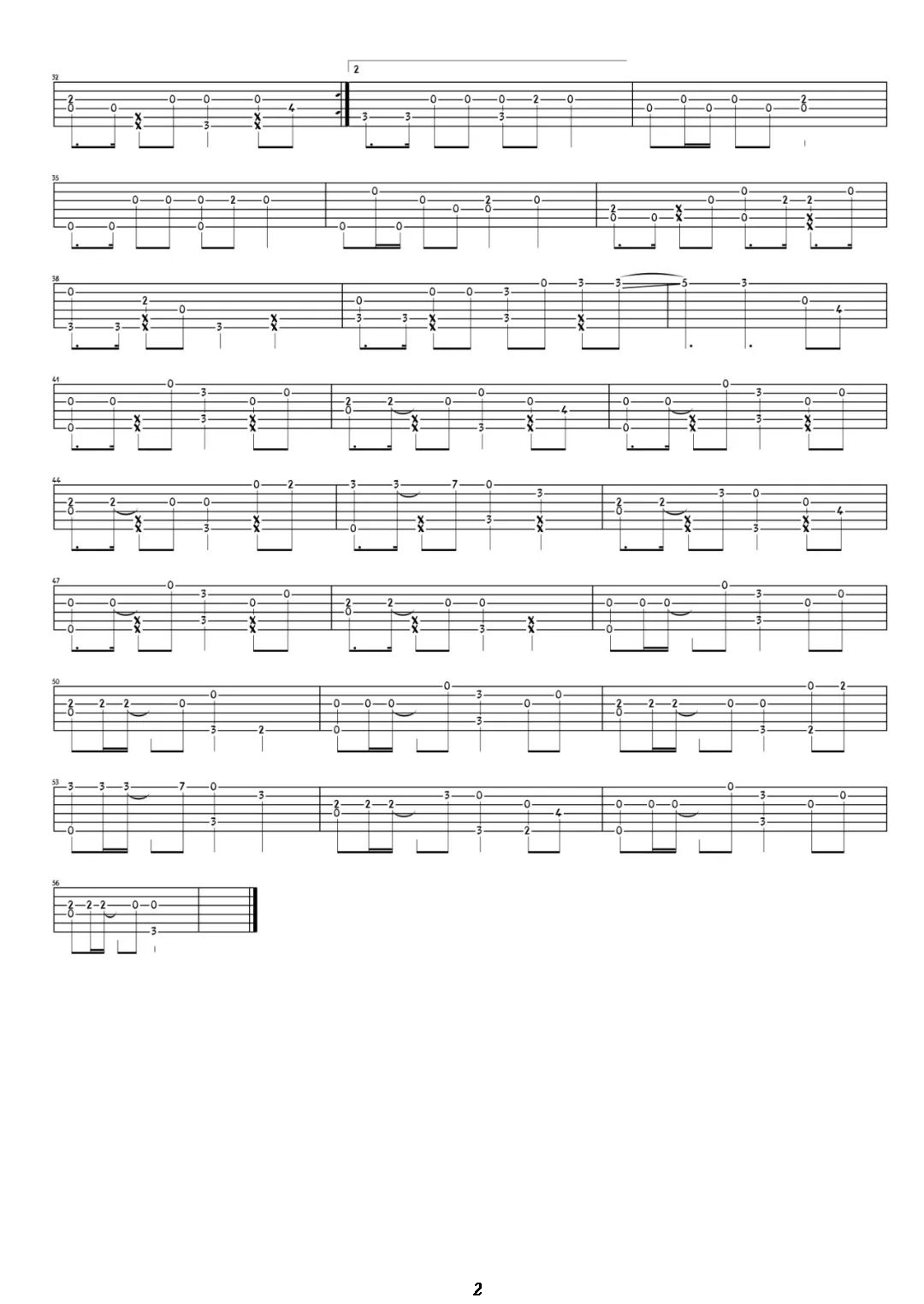 Way Back Home吉他谱2