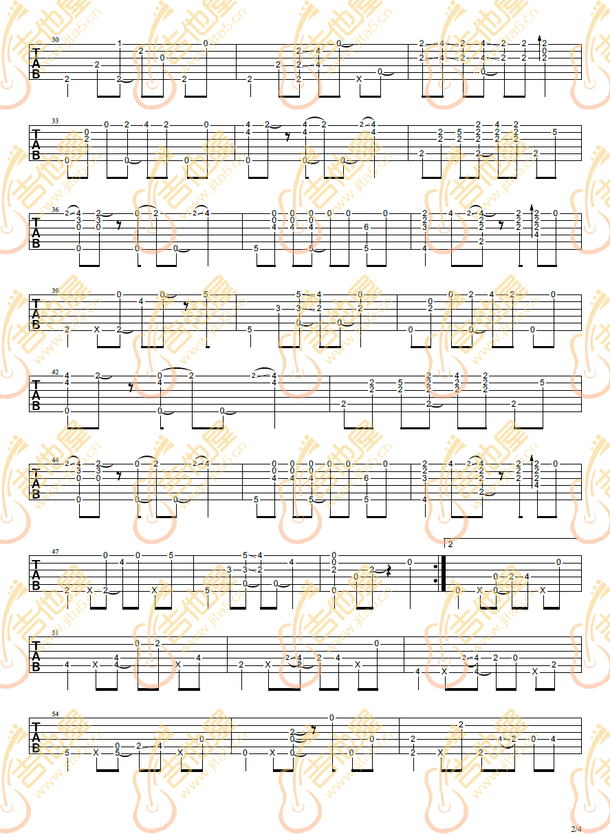 真夏的果实吉他谱2