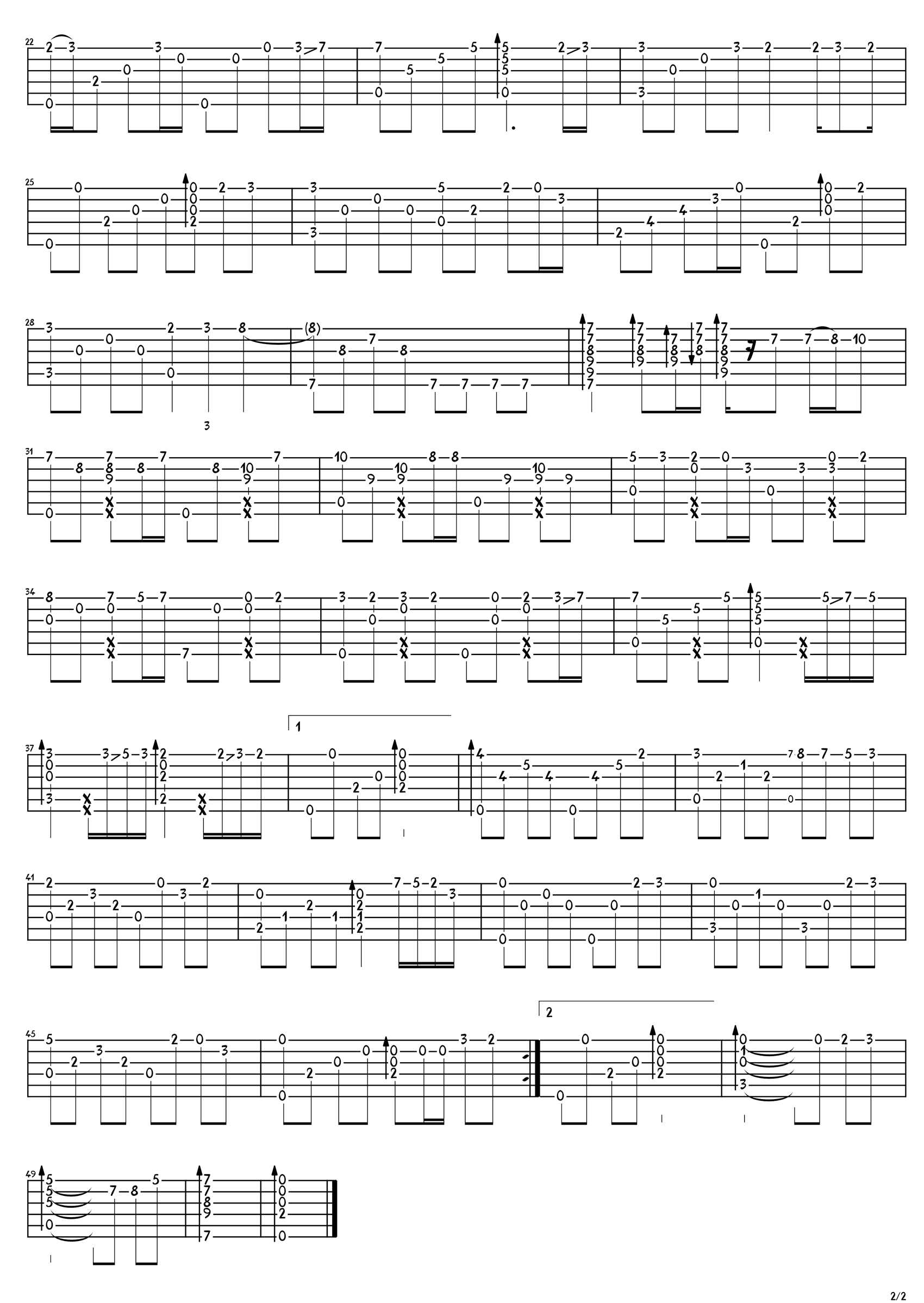 月半小夜曲吉他谱2