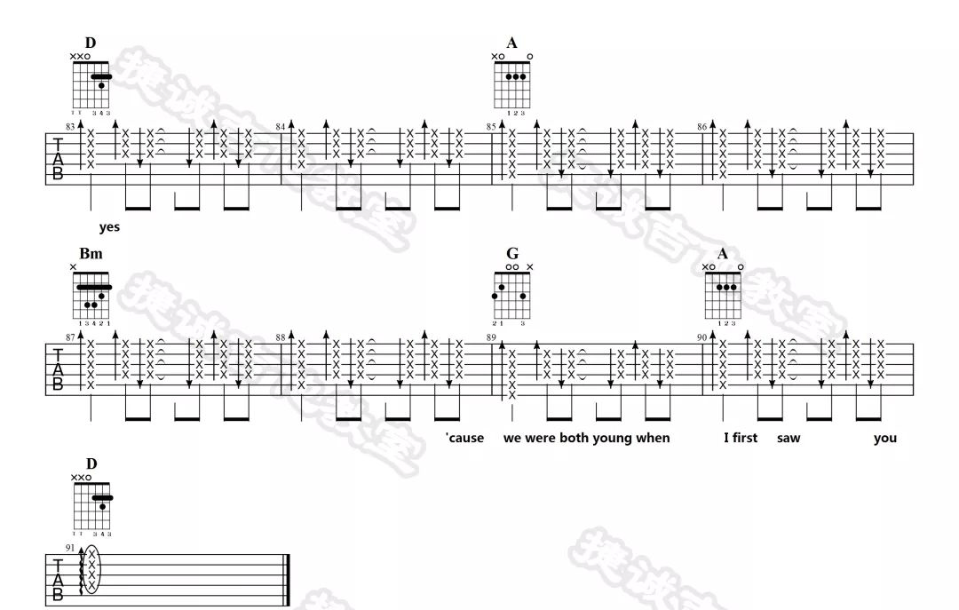 Love Story吉他谱5