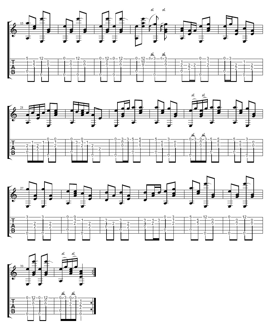 猪八戒背媳妇吉他谱2