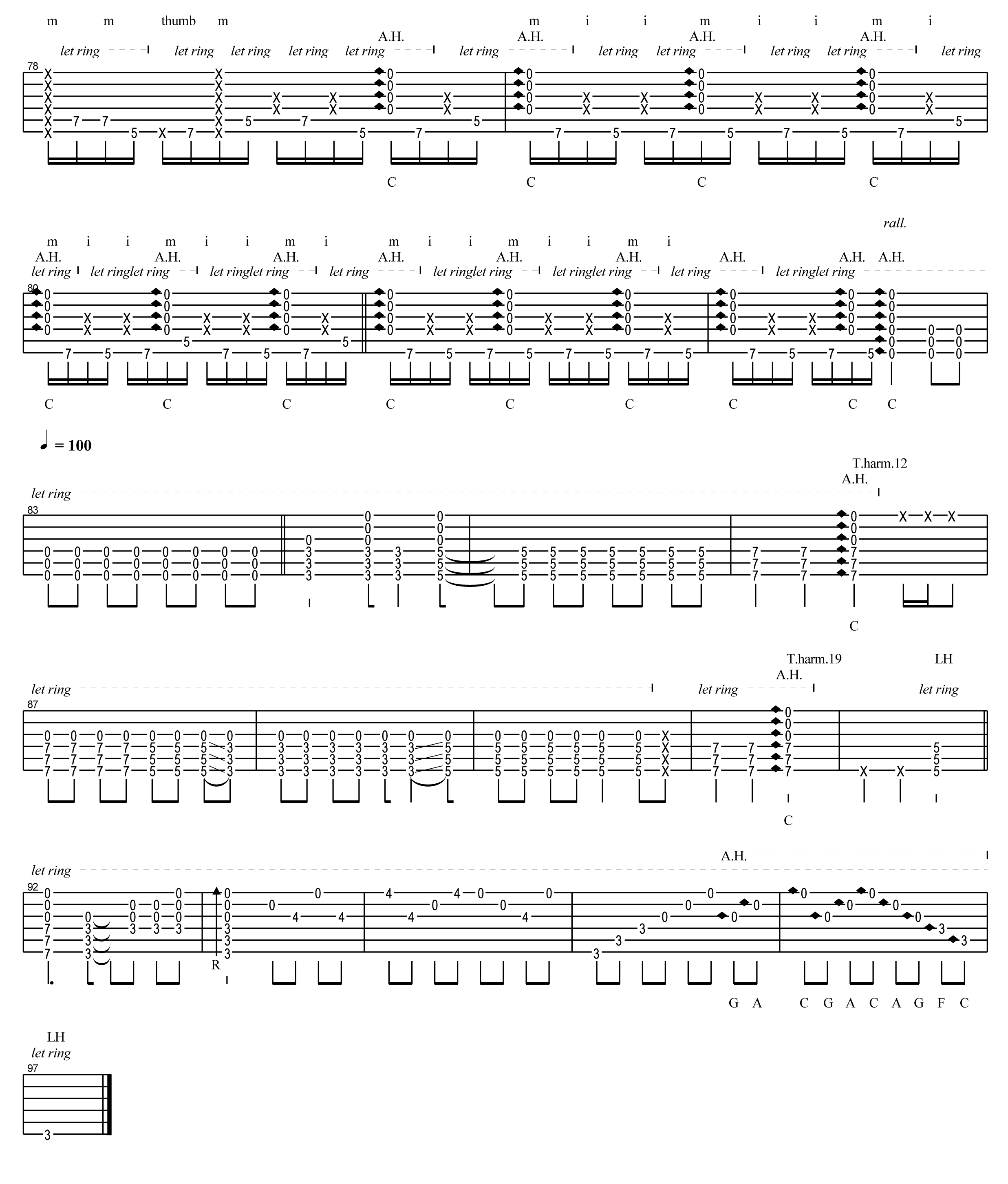 Merry Christmas Mr.Lawrence吉他谱4