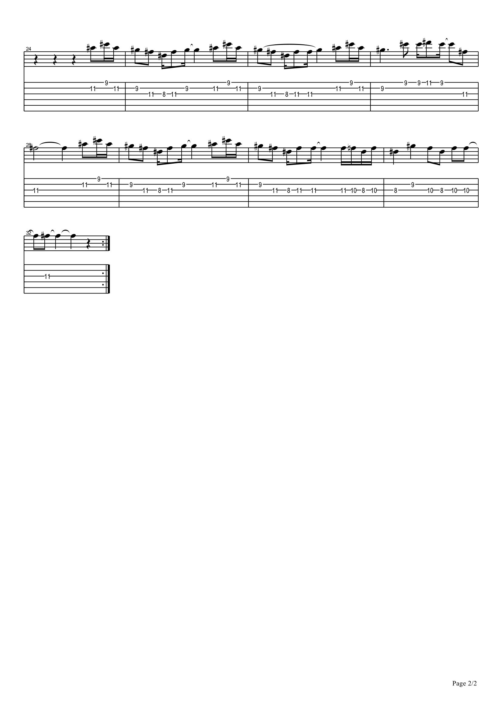 打上花火吉他谱2