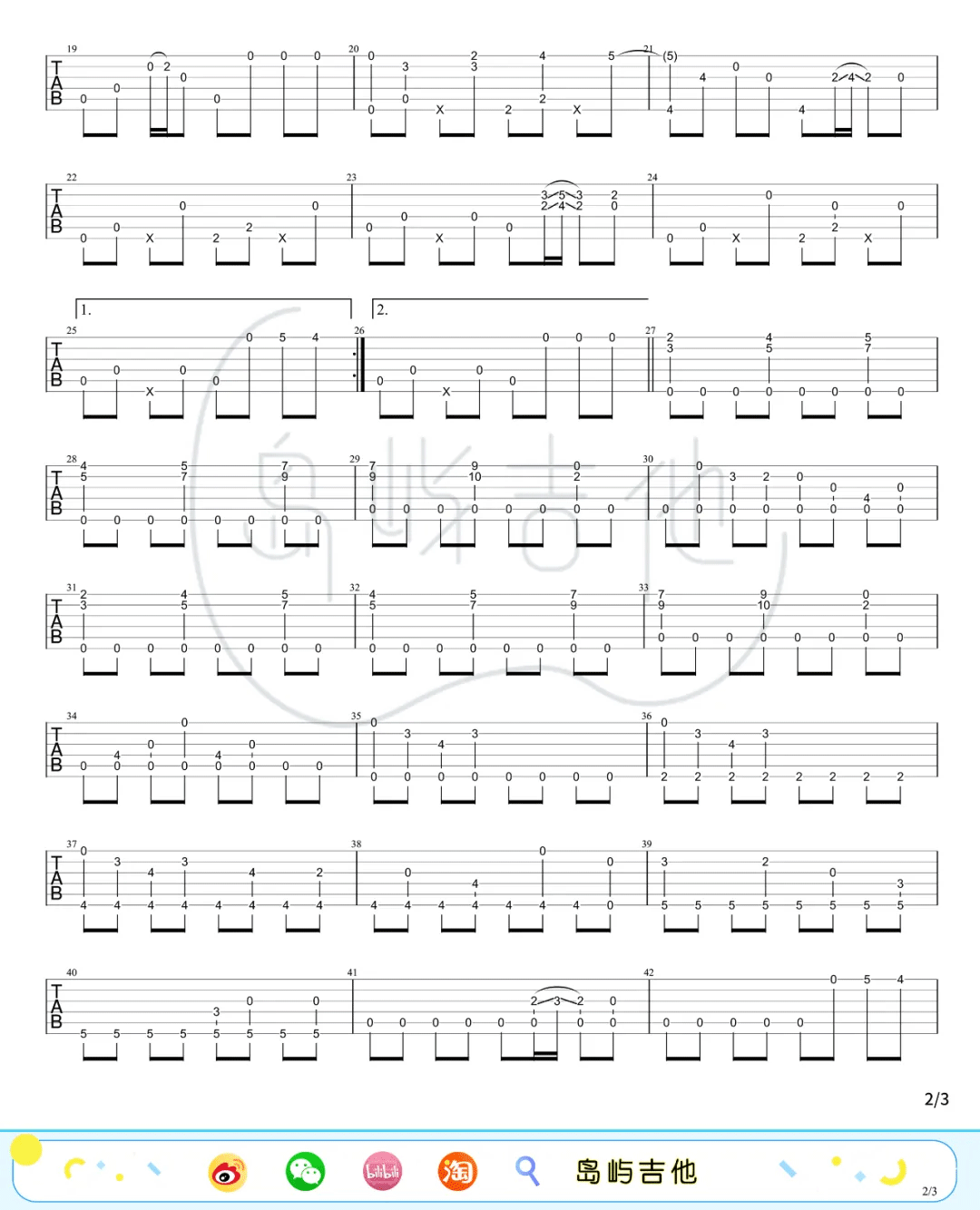 Time Travel吉他谱2