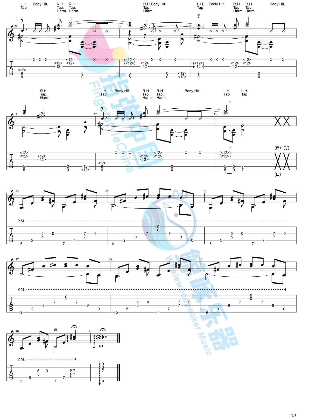 The Sprinter吉他谱3