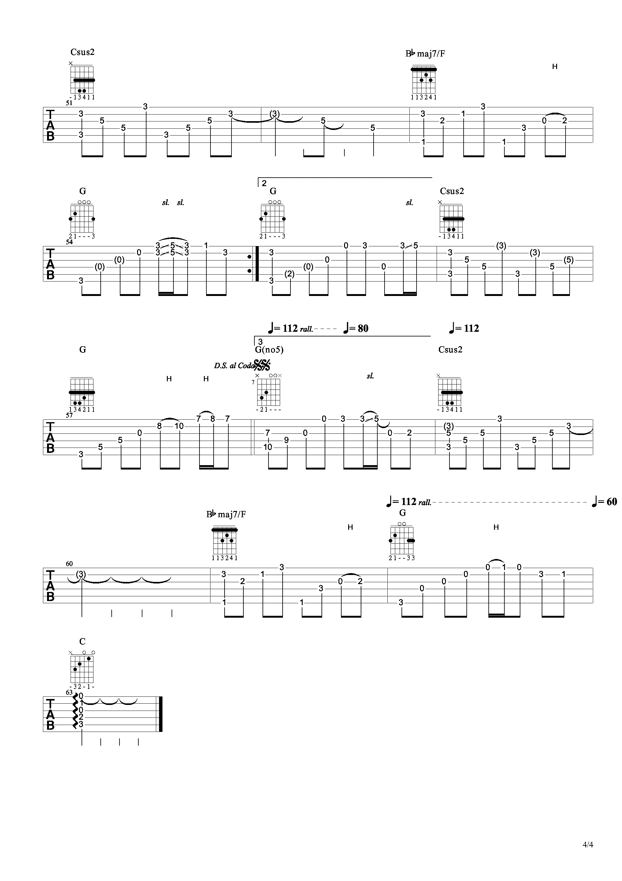 我们都被忘了吉他谱_C调精选版_阿草编配_谢安琪