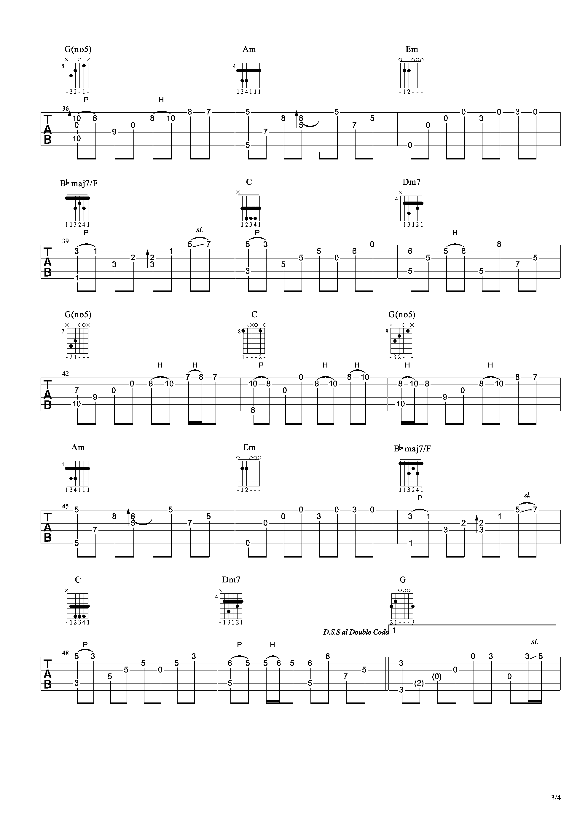 我们都被忘了吉他谱_C调精选版_阿草编配_谢安琪