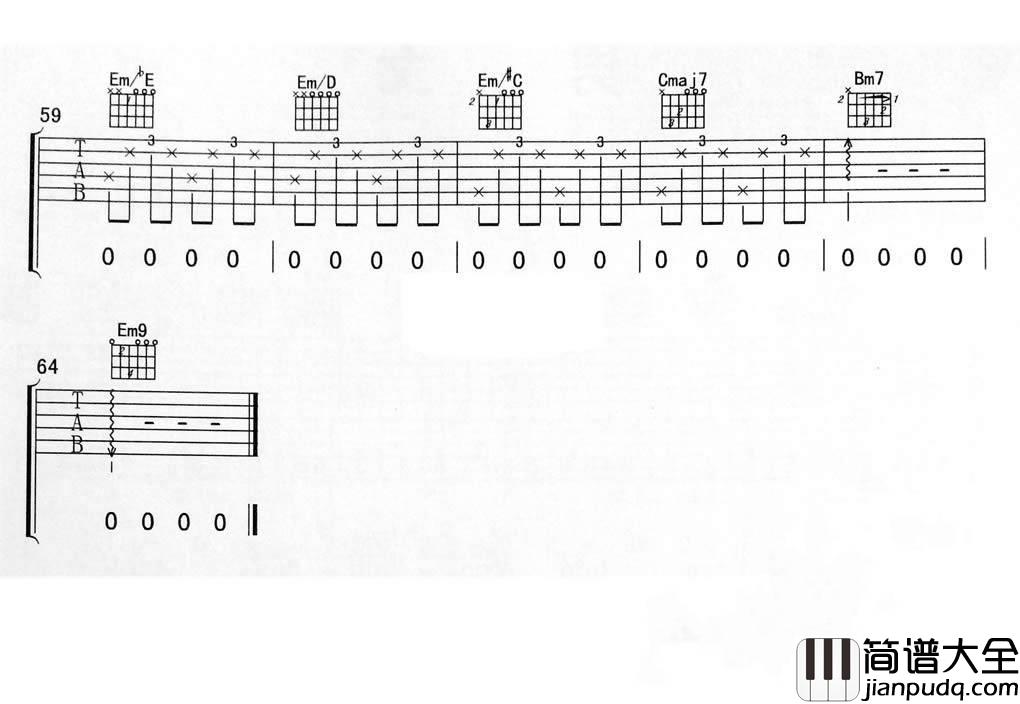 作曲家吉他谱_G调原版吉他谱_钟庭会编配单吉他版本_李荣浩