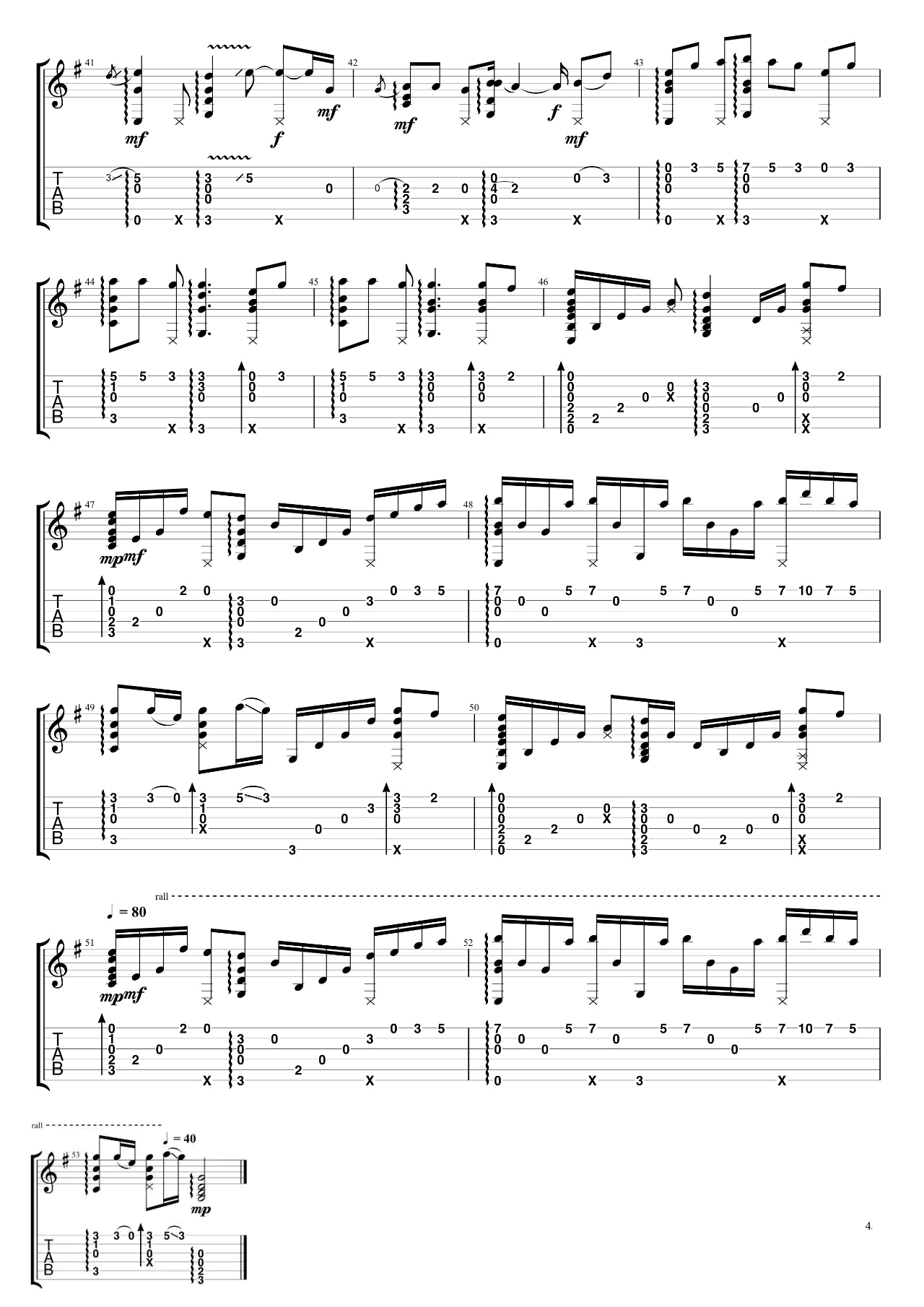 《See You Again》指弹吉他谱_独奏六线谱_吉他指弹演示 _See_You_Again_指弹吉他谱_独奏六线谱_吉他指弹演示