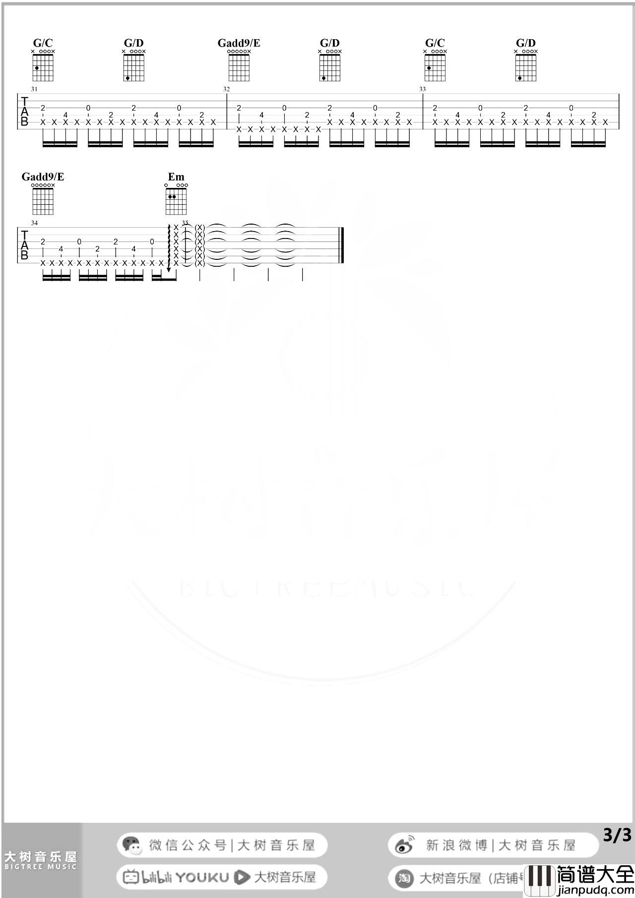 陈奕迅_孤勇者_吉他谱_G调吉他六线谱【弹唱演示+教学】