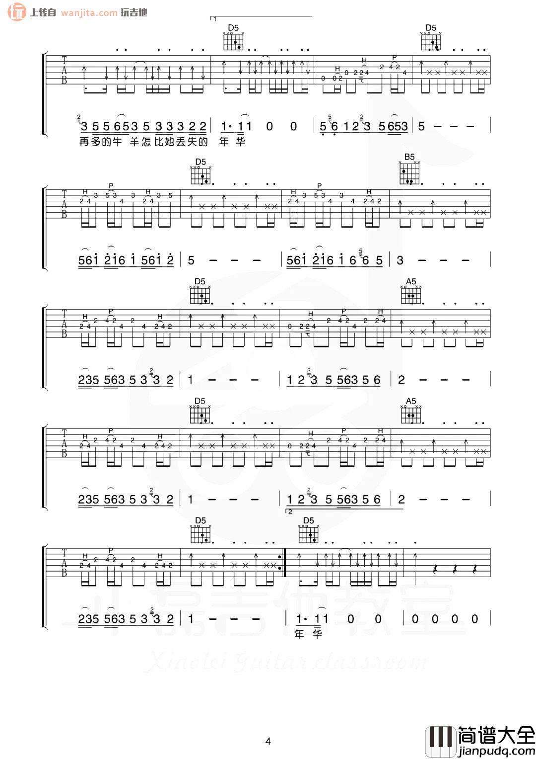 马条《塔吉汗》吉他谱_D调原版六线谱_《塔吉汗》吉他弹唱教学 马条_塔吉汗_吉他谱_D调原版六线谱__塔吉汗_吉他弹唱教学