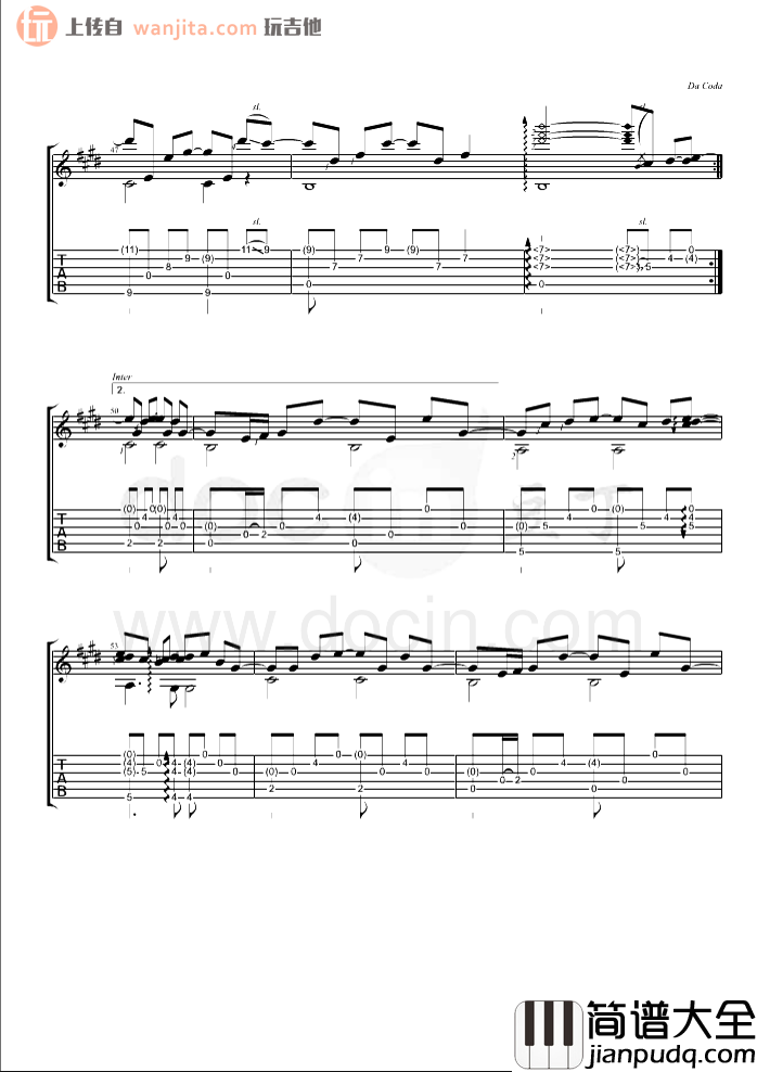 曹思义《星河》指弹吉他谱_吉他独奏弹唱_高清图片谱 曹思义_星河_指弹吉他谱_吉他独奏弹唱_高清图片谱