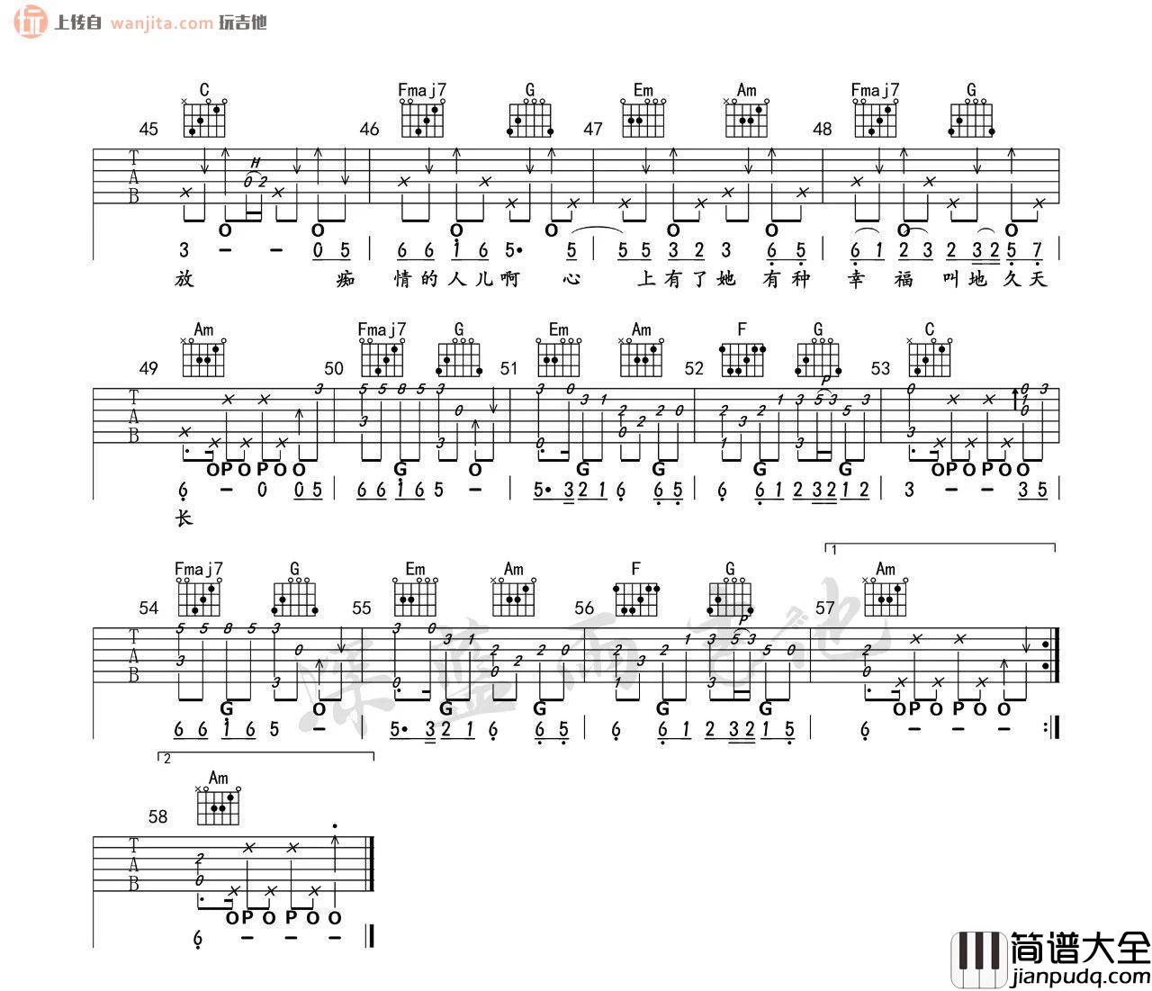 火红的萨日朗吉他谱_C调弹唱六线谱抖音版_要不要买菜 火红的萨日朗吉他谱_C调弹唱六线谱抖音版_要不要买菜