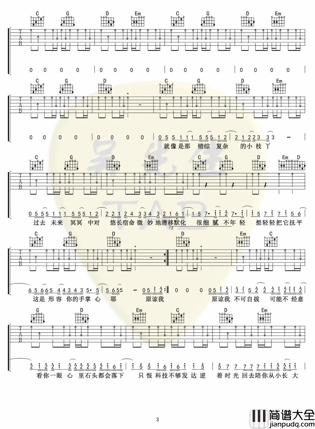 沈以诚_形容_吉他谱_沈以诚