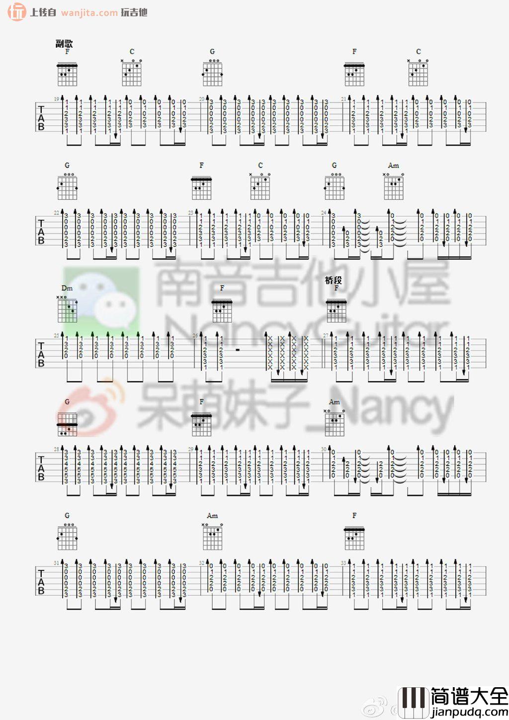 My_Happy_Ending吉他谱_Avril_扫弦吉他弹唱谱_吉他弹唱演示视频