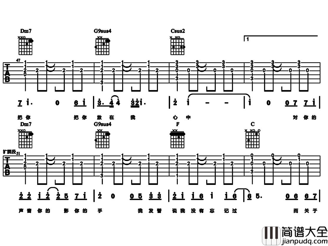 听说爱情回来过(吉他谱)_林忆莲 听说爱情回来过(吉他谱)_林忆莲