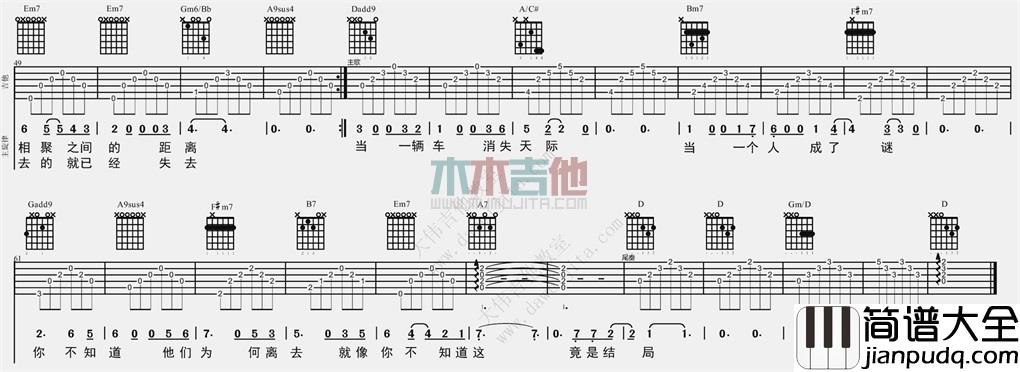 邓紫棋_后会无期_吉他谱_F调男声版吉他弹唱谱_附吉他弹唱演示