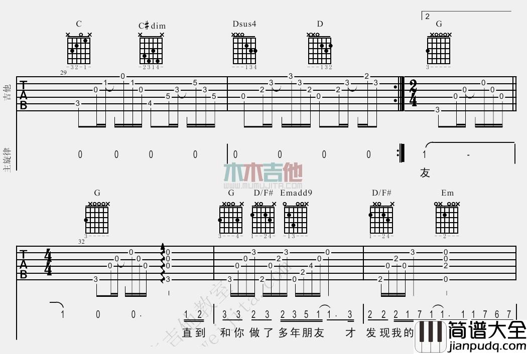 十年(吉他谱)_陈奕迅_C调原版六线谱_《十年》吉他弹唱教学 十年(吉他谱)_陈奕迅_C调原版六线谱__十年_吉他弹唱教学