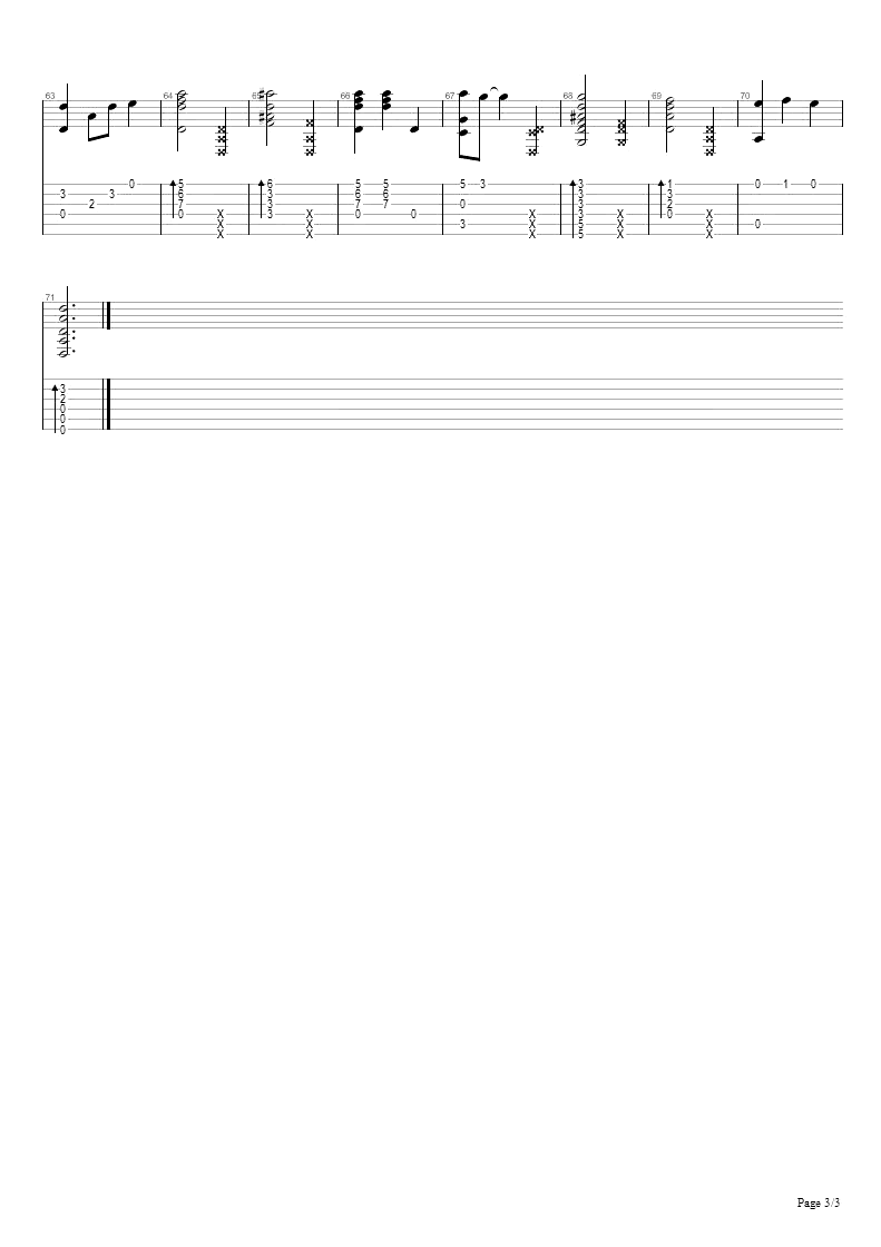 加勒比海盗指弹谱_He's_a_Pirate吉他独奏谱_指弹教学视频