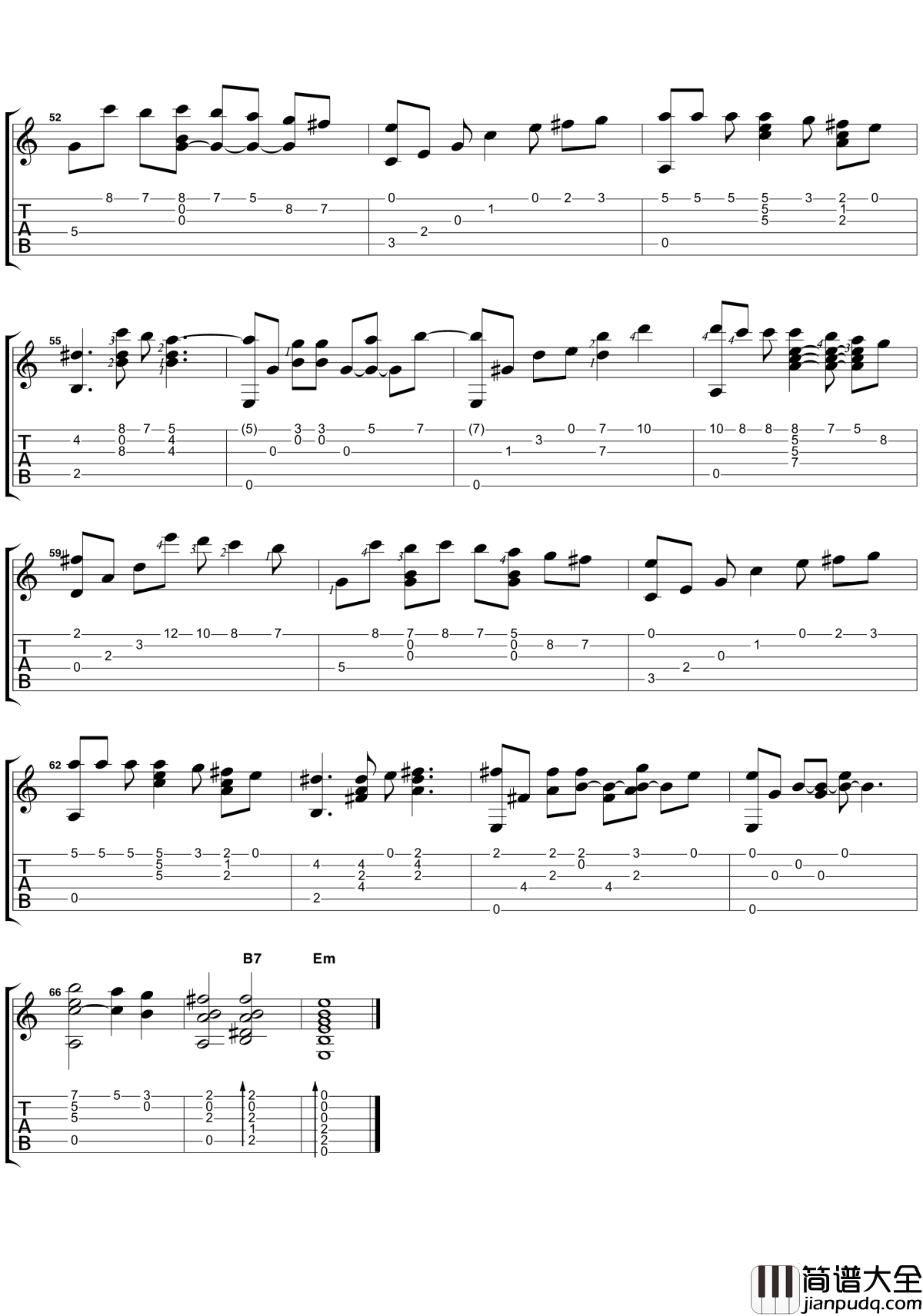 冬季恋歌吉他谱_这是我们的冬日恋歌，大声的说声新年快乐