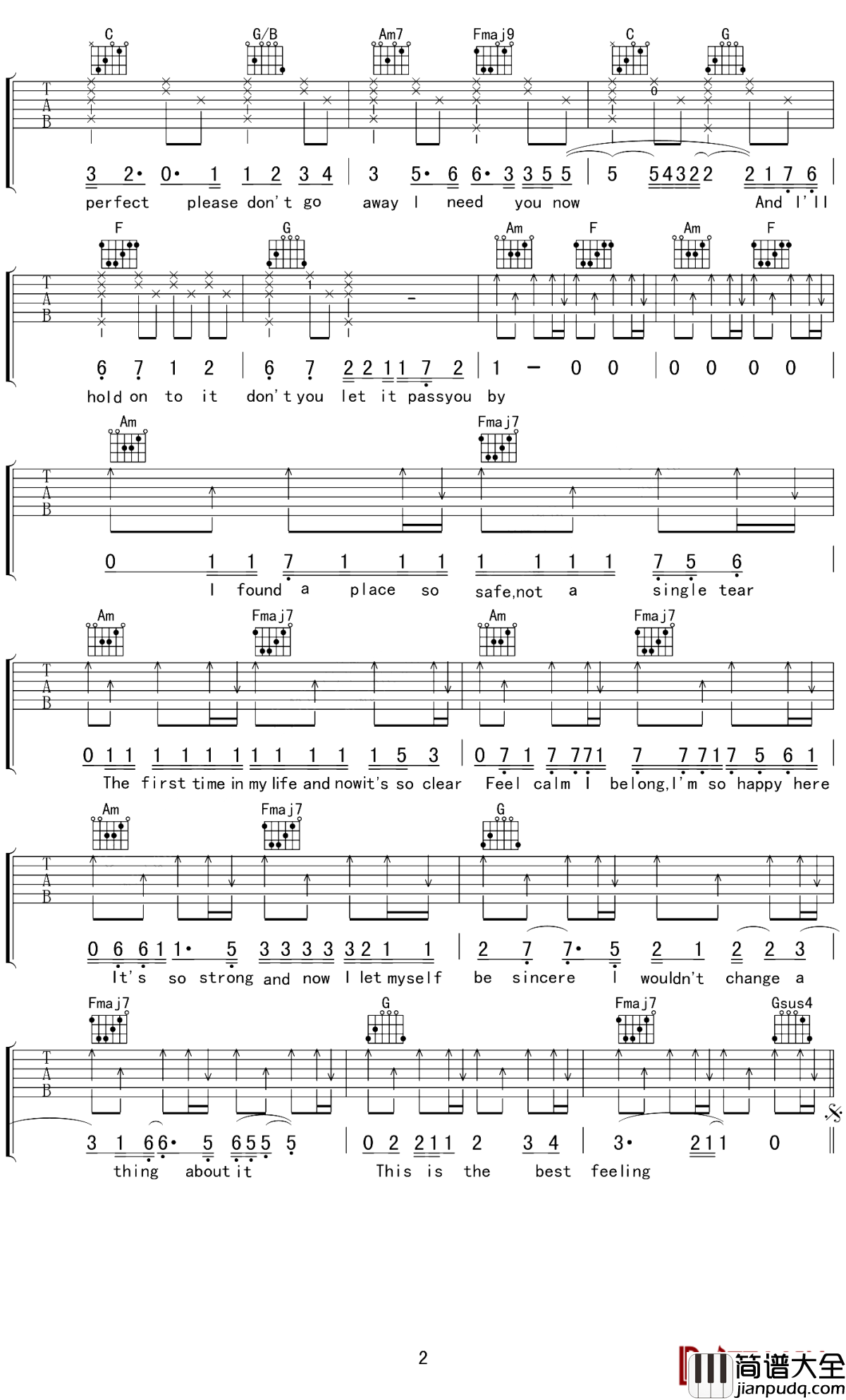 Innocence吉他谱_Avril_Lavigne_那些悲喜的回忆才会让我们回味无穷