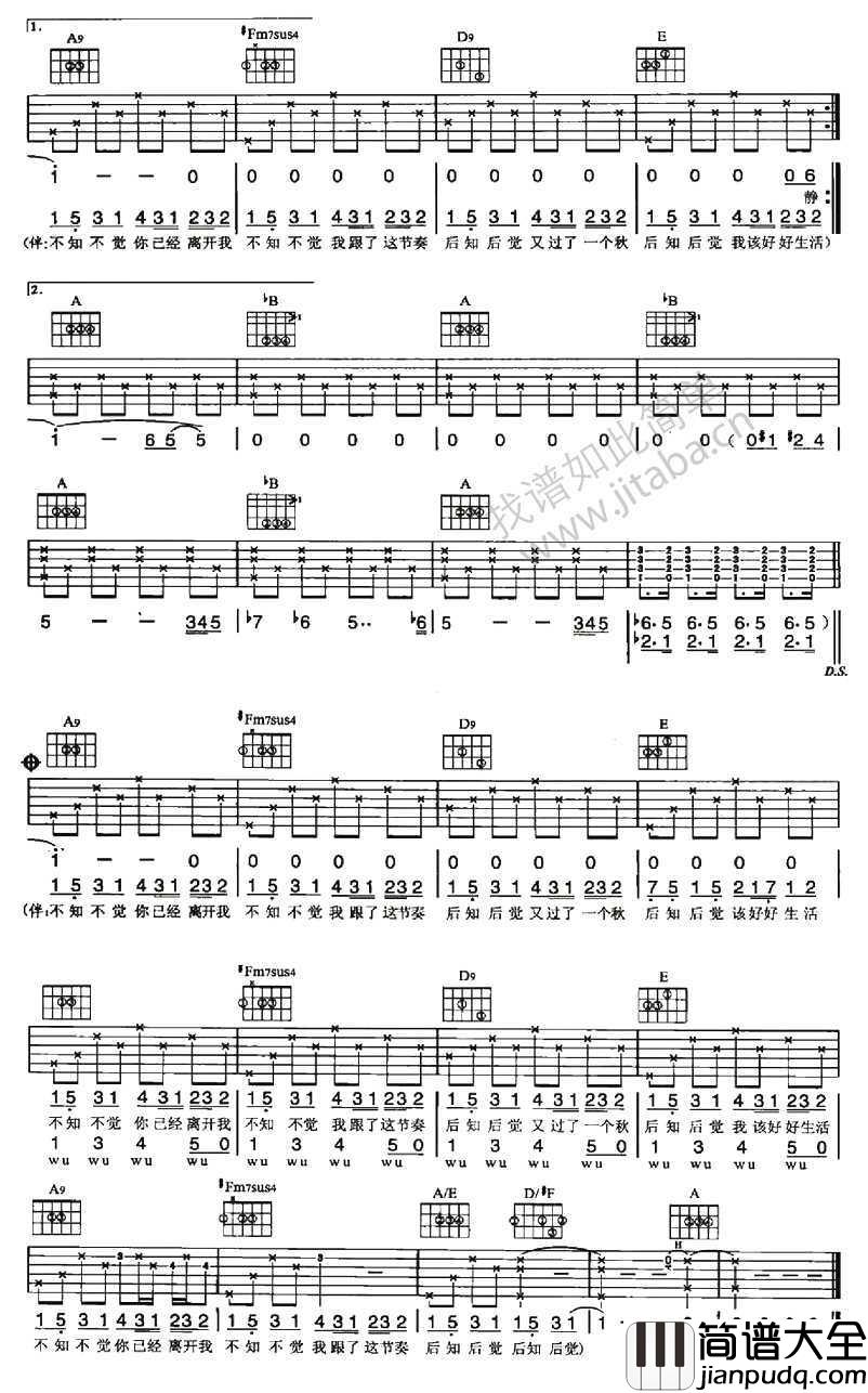 龙卷风吉他谱_A调指法_周杰伦_吉他弹唱谱