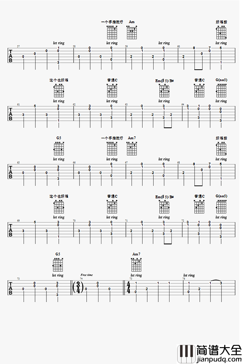 Fade吉他指弹谱_Alan_Walker_Fade吉他独奏谱_和弦图片谱