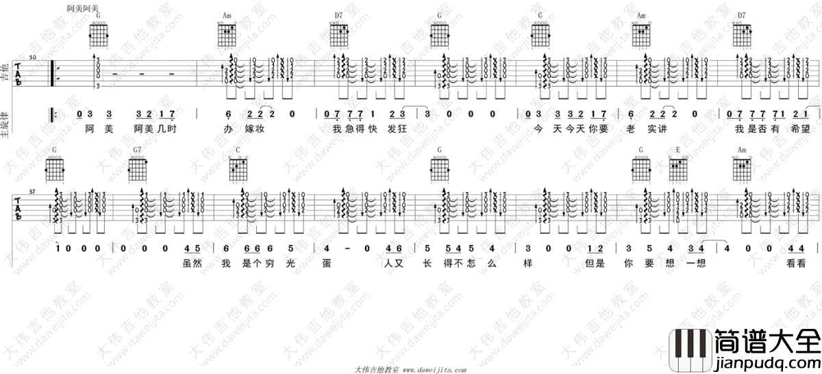 迟到+阿美阿美+雨中即景吉他谱_刘文正_串烧联唱_教学视频