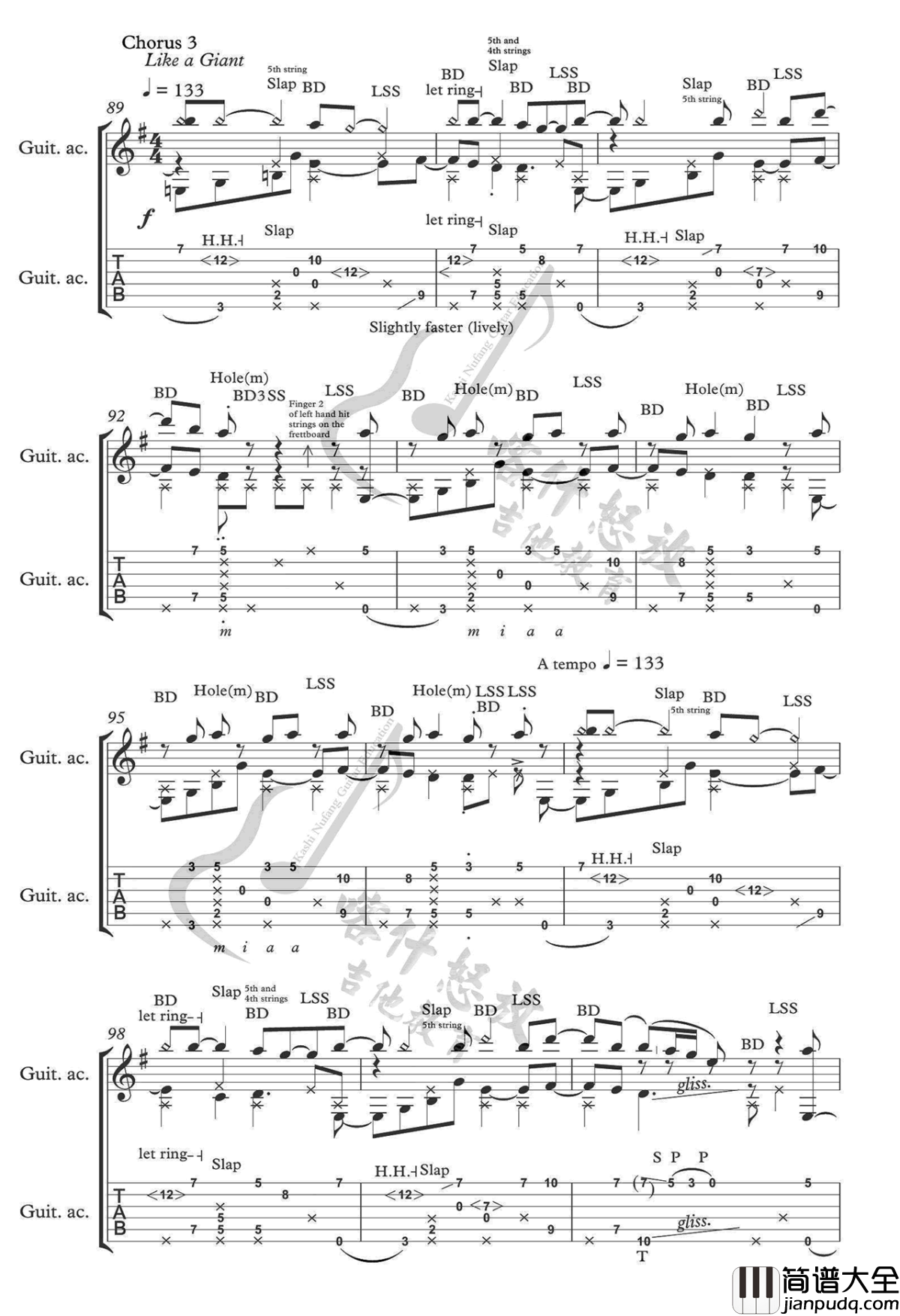 Beat_It指弹谱_Miguel_Rivera版_Beat_It指弹吉他独奏谱