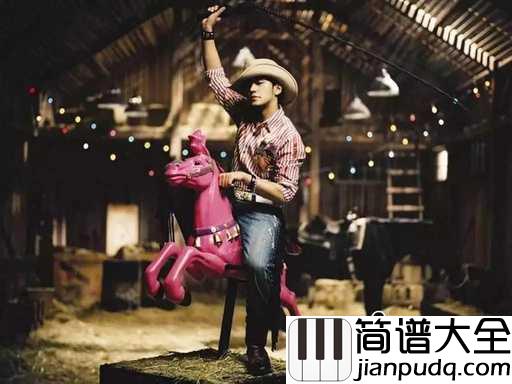 牛仔很忙吉他谱_周杰伦_听不清的歌词,忘不了的年代