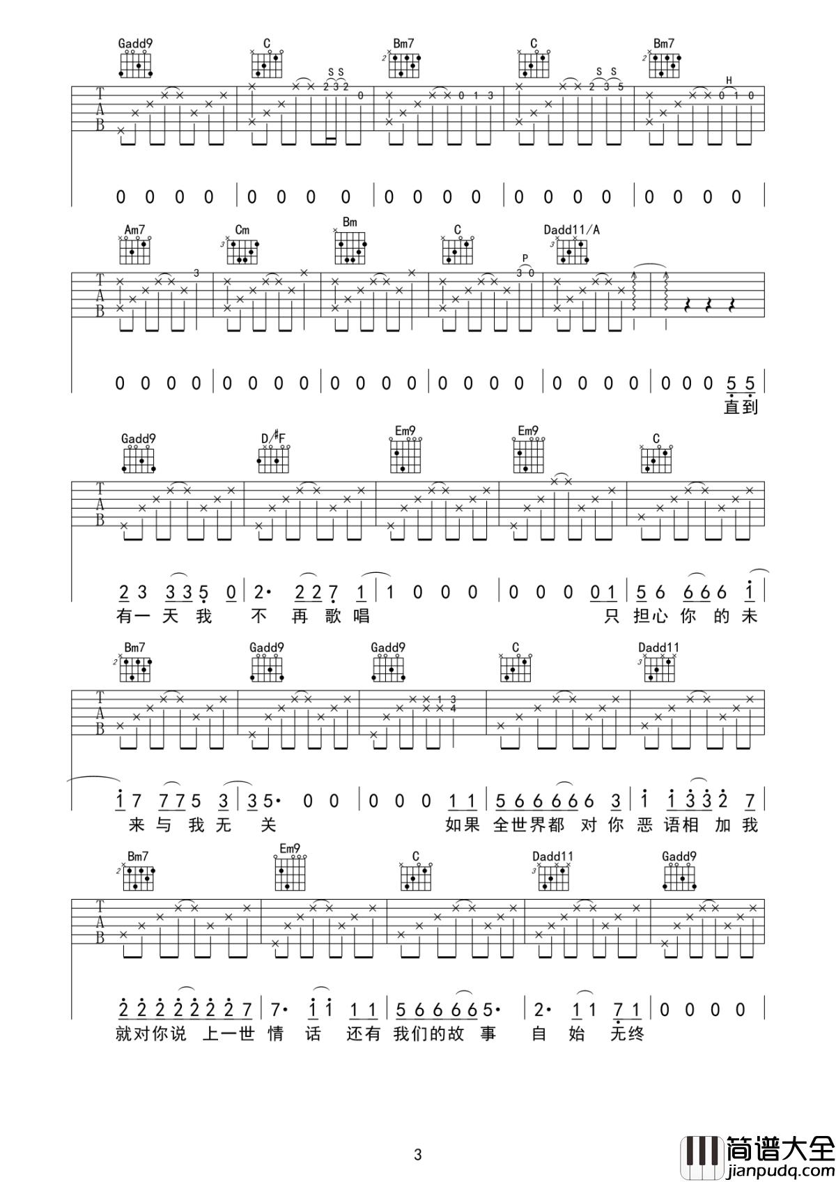 傲寒吉他谱_马頔_傲寒我们结婚我们结婚，让没发生过的梦都做完