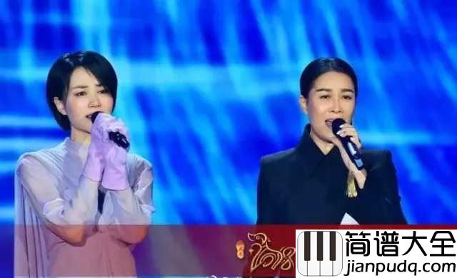 岁月吉他谱_王菲/那英_20年岁月:珍惜眼前人,心中无黄昏