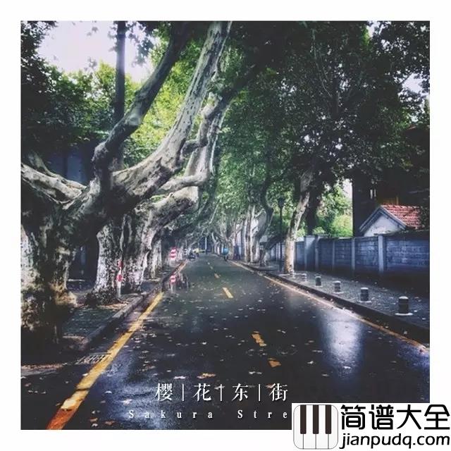 樱花东街吉他谱_王华峰_你说_在樱花东街__有你爱的人