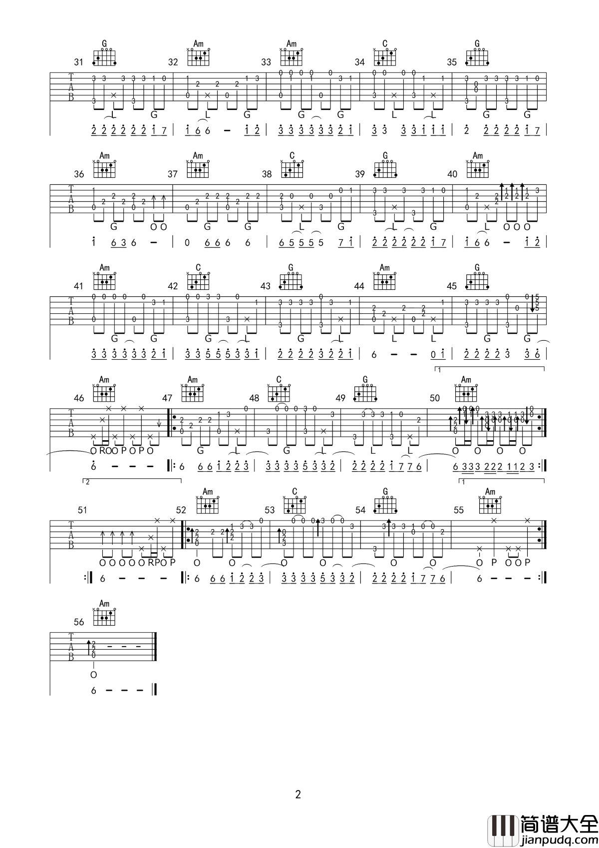 aloha_heja_he吉他谱_它很小众，也不适合浮躁，它属于沧桑和有故事的人