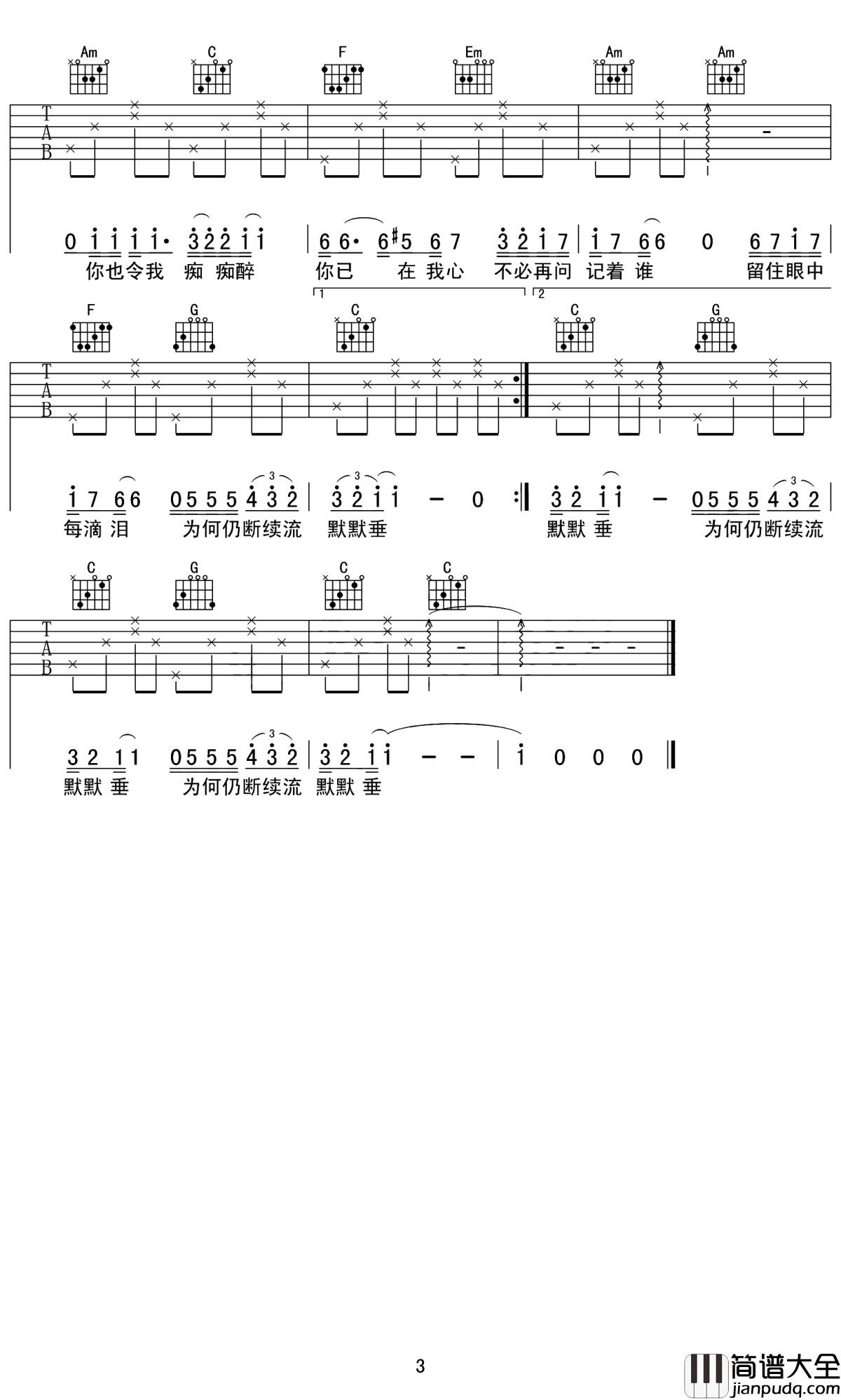 风继续吹吉他谱_张国荣_风不继续吹了,谁还在怀念他