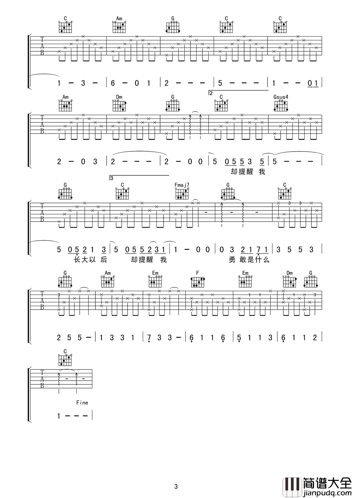 明天你好吉他谱_王俊凯&王源版本，对过去say_goodbye,对未来say_hello