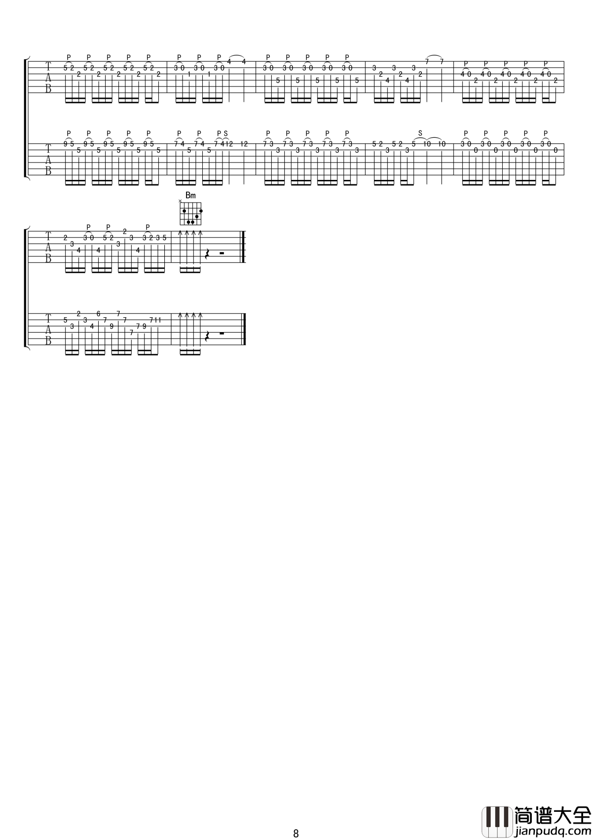 加州旅馆吉他谱_老鹰乐队_摆脱被奴役的命