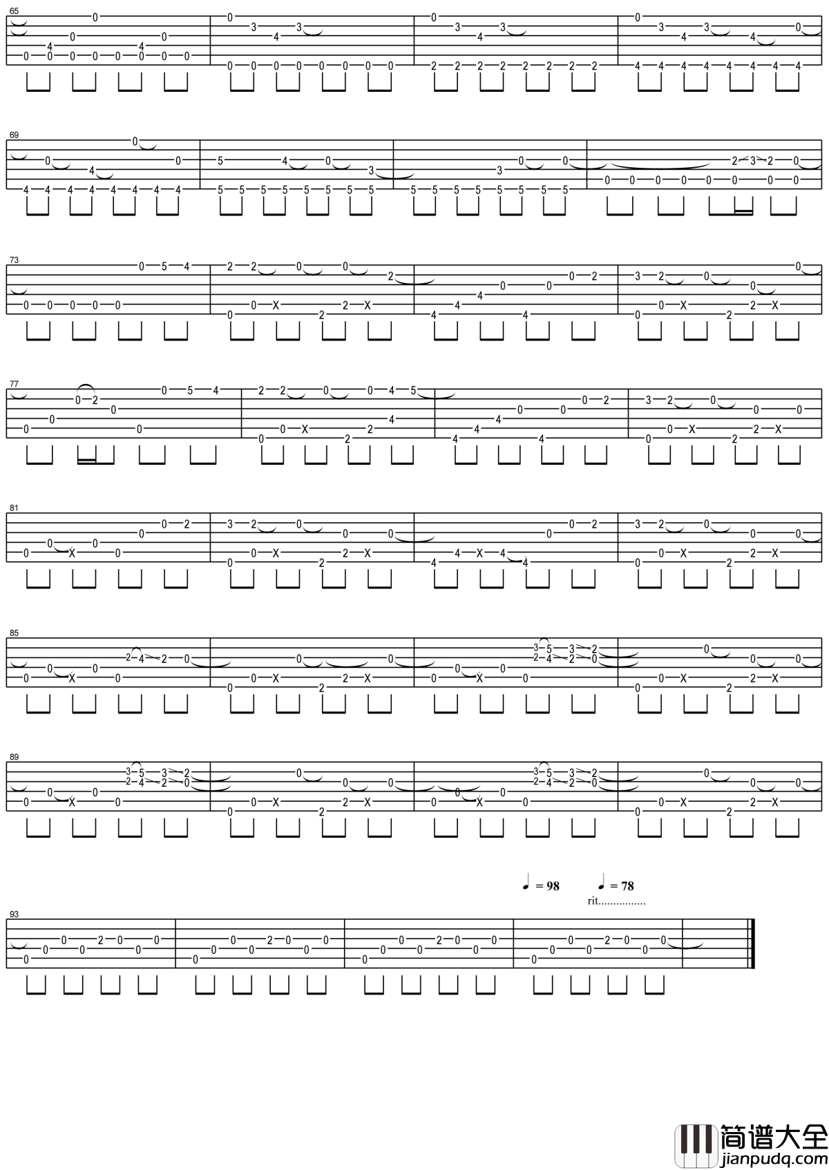 time_travel吉他谱_岸部真明_时间是让人猝不及防的旅行