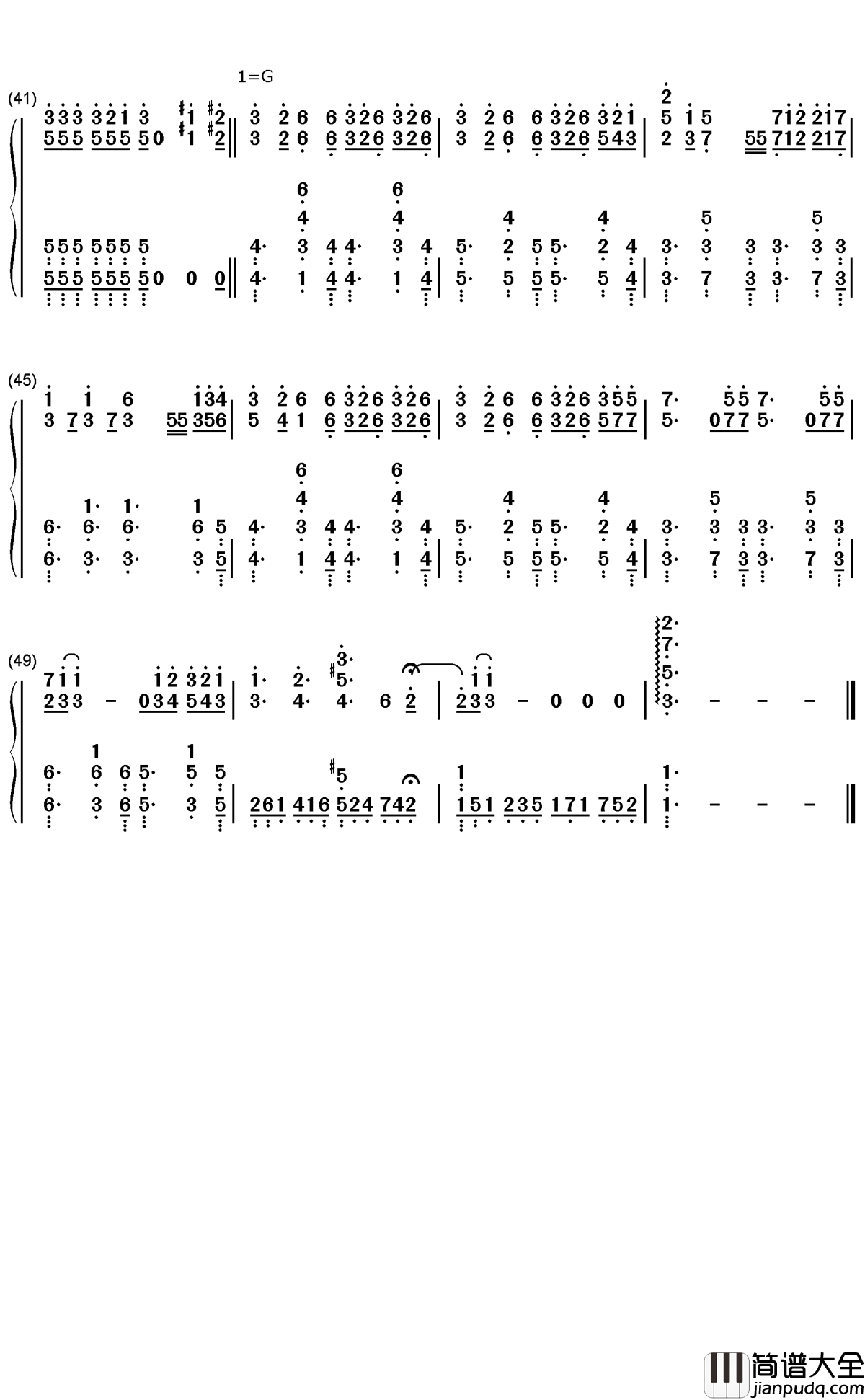 Wonderful_U简谱_AGA_一场快要窒息而又渴望一丝温暖的无奈自救