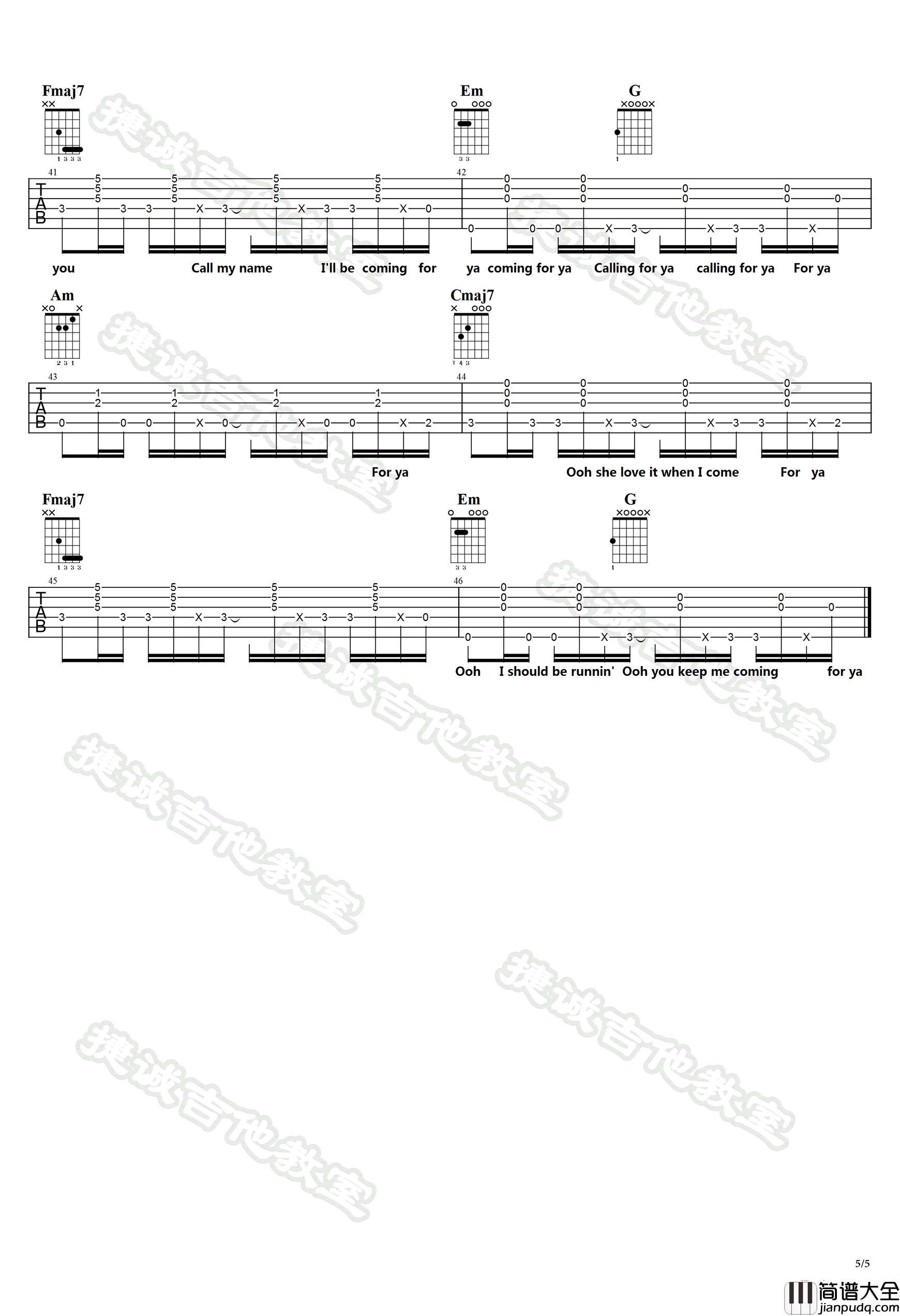 Senorita吉他谱_弹唱六线谱_Shawn_Mendes/Camila_Cabello