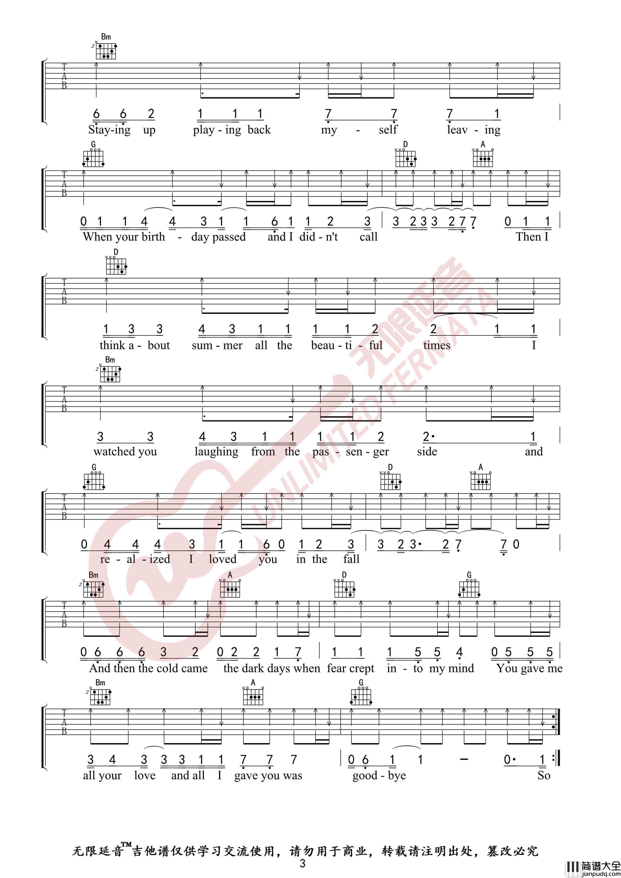 Taylor_Swift_Back_To_December_吉他谱__无限延音编配