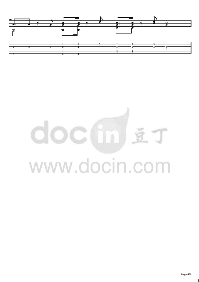 恋爱循环指弹谱_原调六线谱_花泽香菜