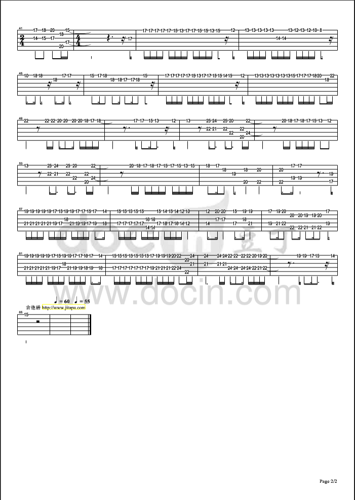 心淡指弹谱_G调六线谱_容祖儿