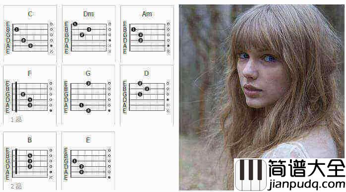 Safe_and_Sound吉他谱_Taylor_Swift_和弦弹唱谱