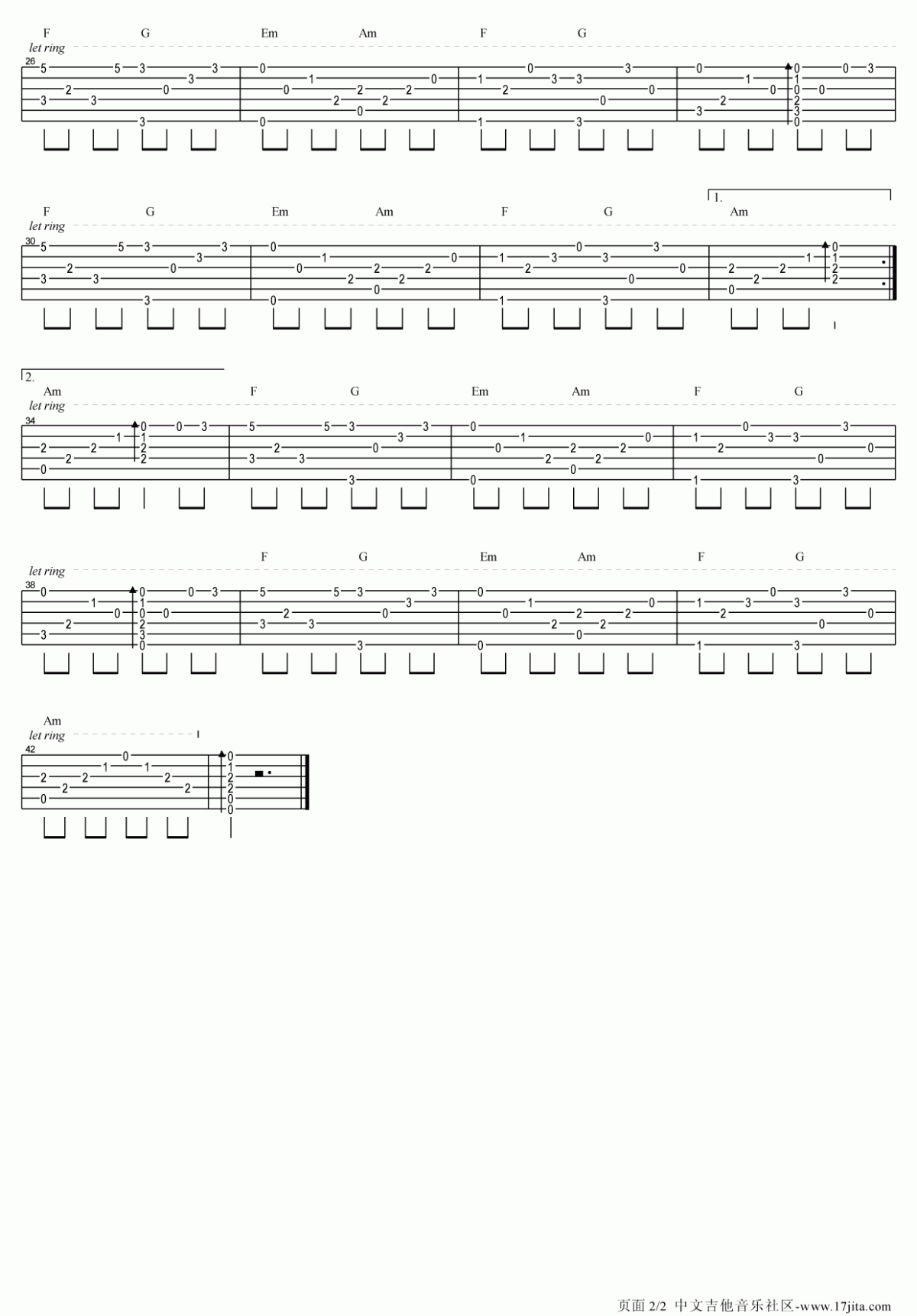 星月神话吉他谱指弹吉他谱__金莎