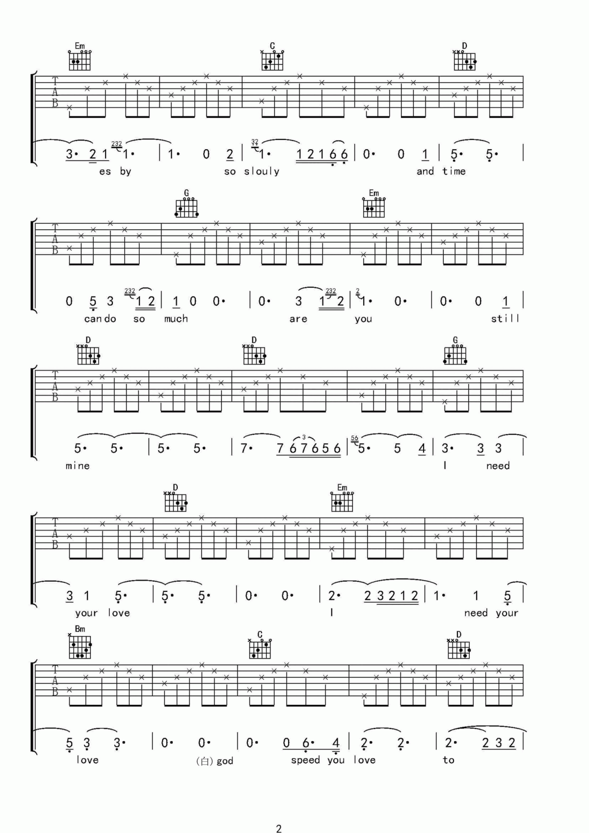 人鬼情未了吉他谱__人鬼情未了_主题曲吉他谱