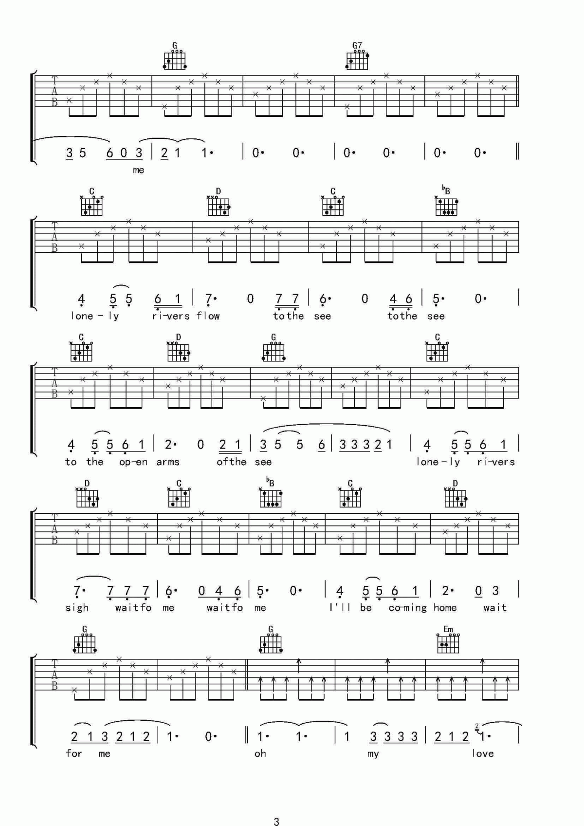 人鬼情未了吉他谱__人鬼情未了_主题曲吉他谱