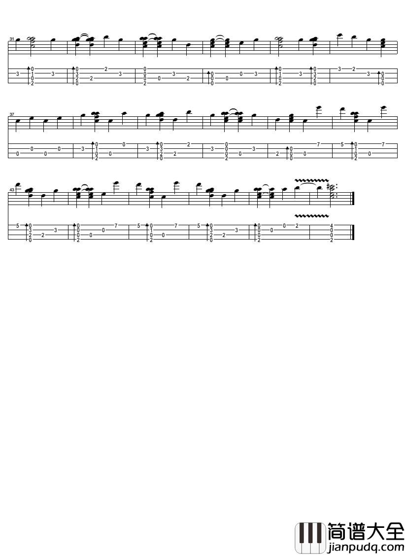 穿越时空的思念尤克里里谱_(犬夜叉主题曲)